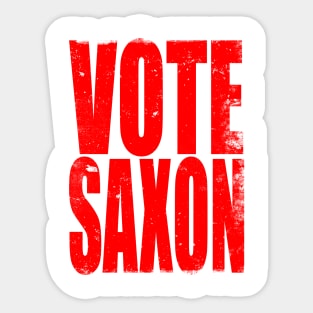 Vote Saxon Sticker